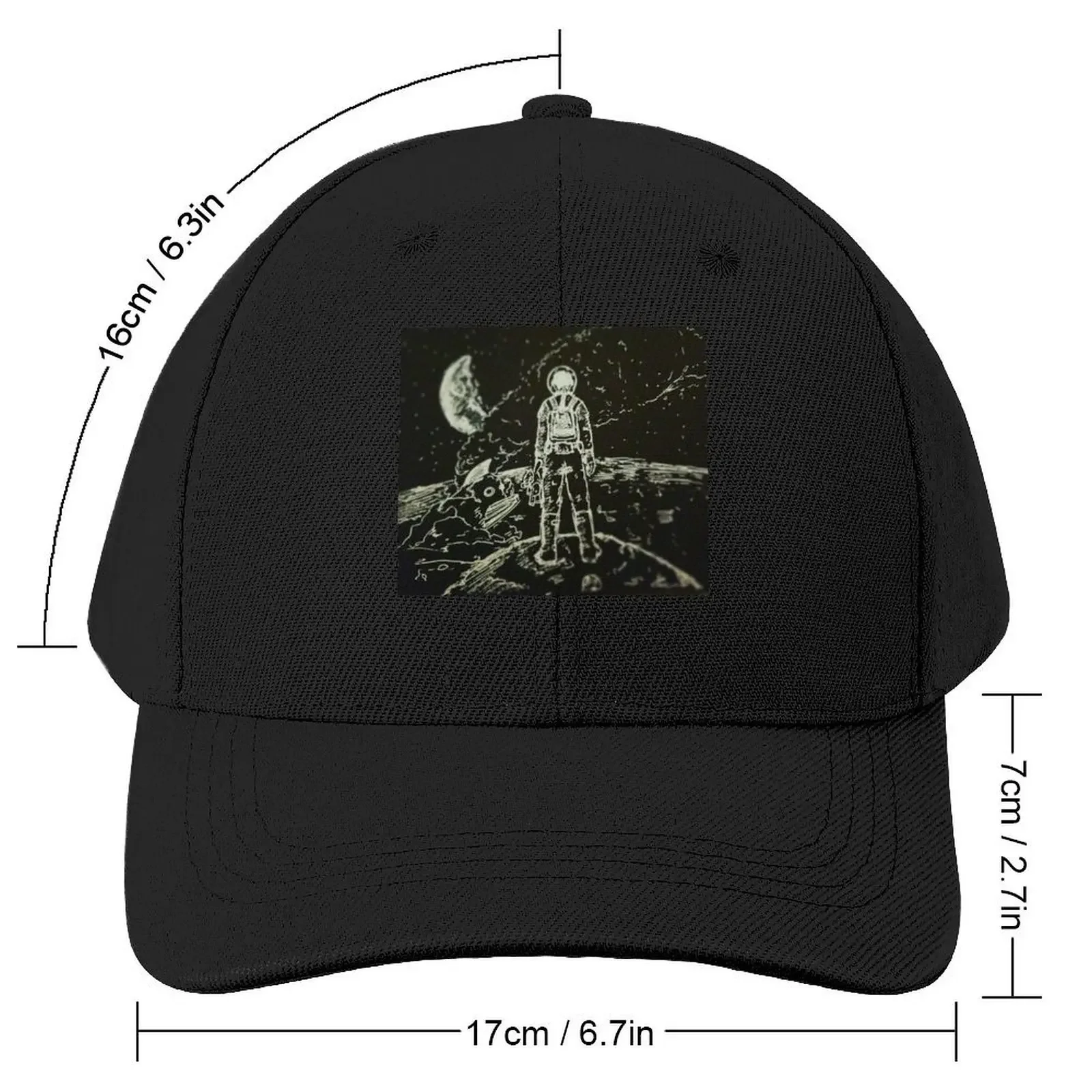 Grounded Astronaut Baseball Cap sun hat cute Golf Cap Luxury Man Hat Men Women's