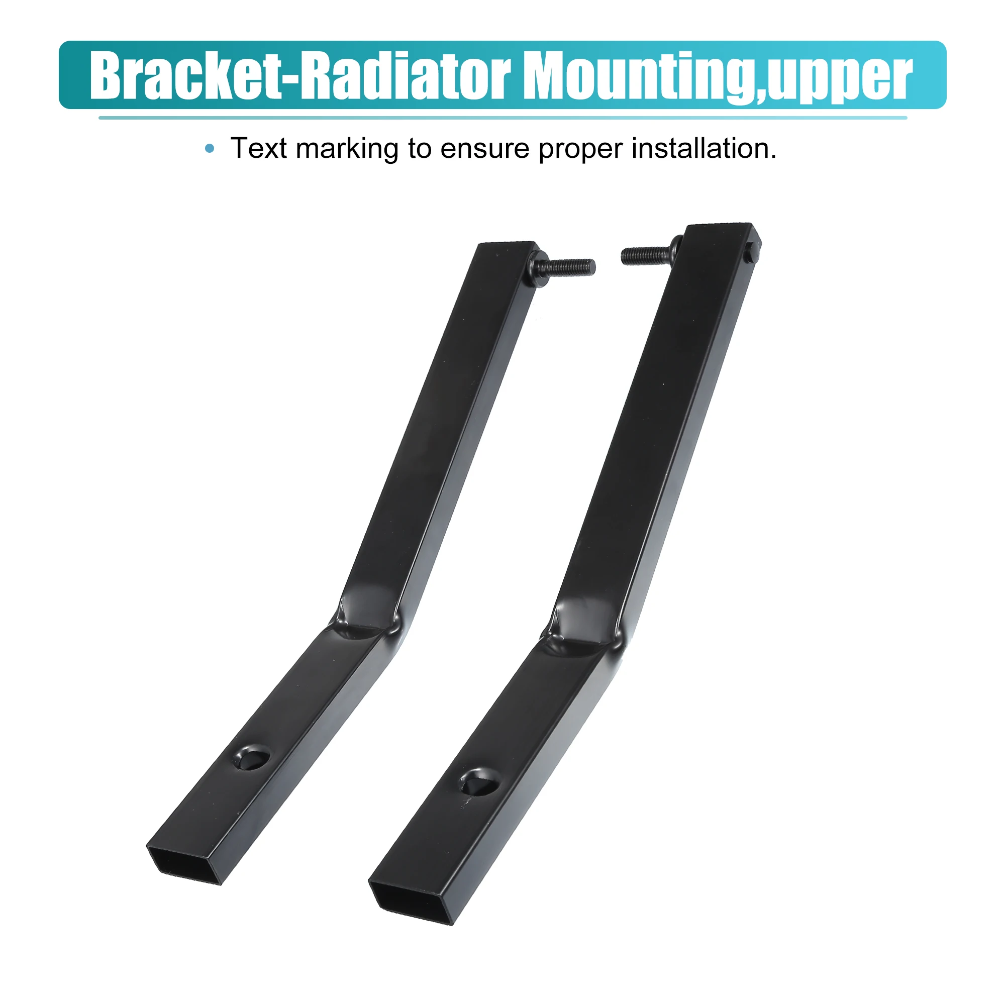 UXCELL 1 paar Links Rechts Radiator Isolator Beugel voor Audi S4 2010-2016 No.8K0805527A/8K0805528A