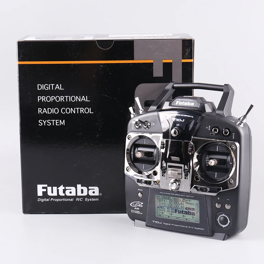 

FUTABA T10J 10 Channel Remote Control Kit, R3008SB Receiver, 2.4GHz Computer Radio System Rc Helicopter S-FHSS/T-FHSS Rc