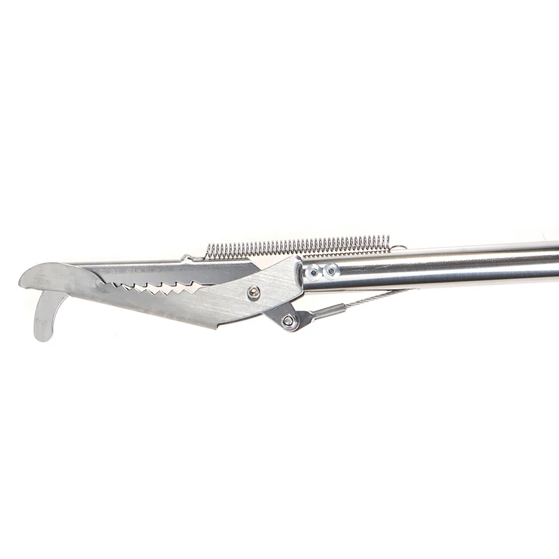 1.2m Foldable Snake Tongs Stick Easy Reach Pick Up Tool Foldable Garbage Clip.~