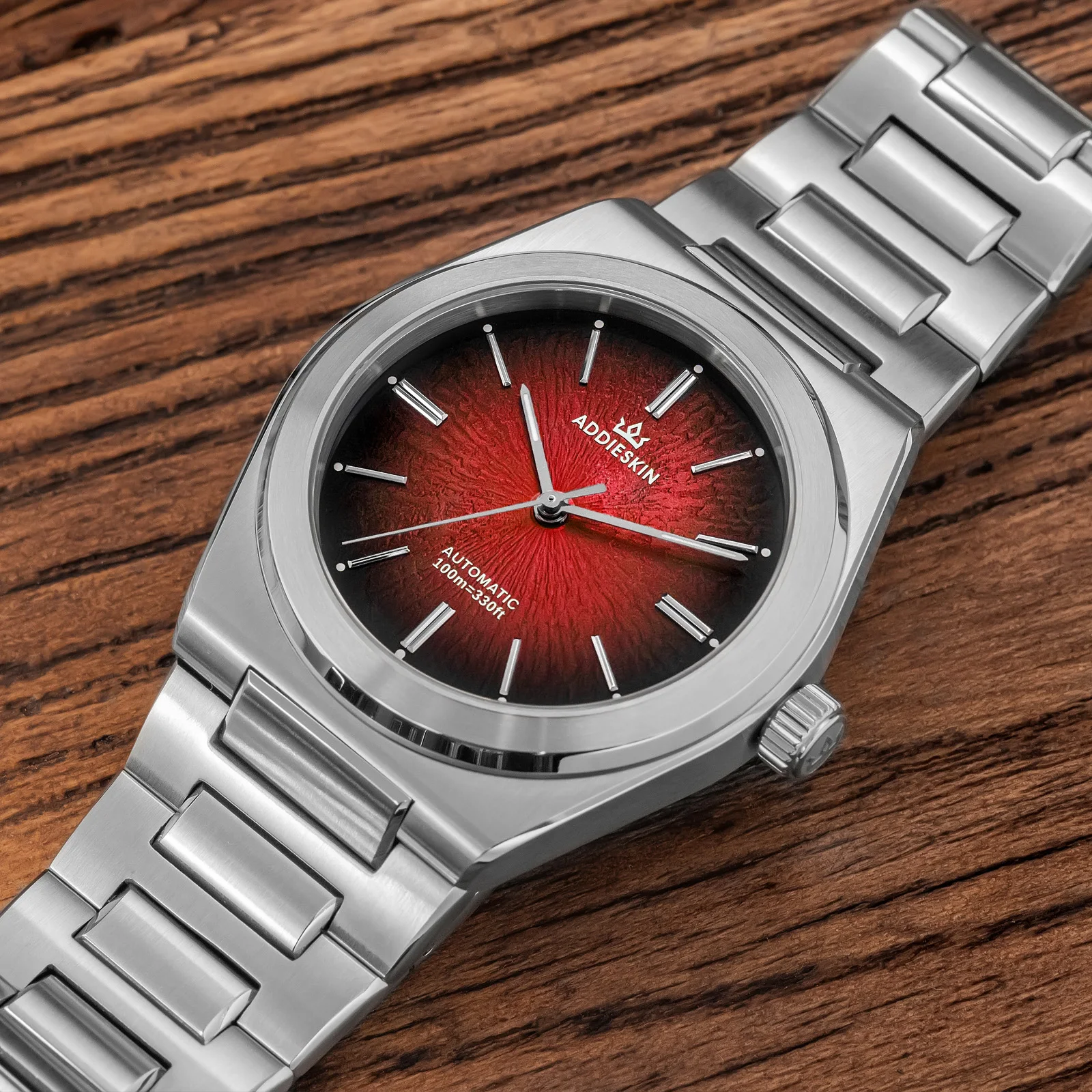 ADDIESKIN 39mm Męski Luksusowy Zegarek Automatyczny Mechaniczny 9015 Szkło Szafirowe reloj hombre Stal Nierdzewna Wodoodporny Zegarek Nurkowy