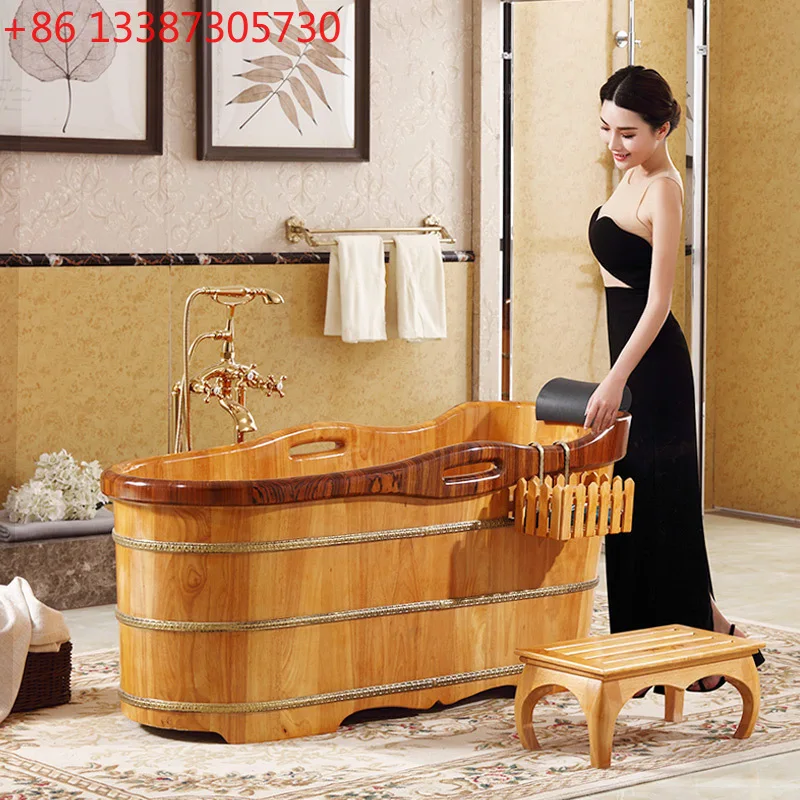 Beauty salon club imported oak bath barrel