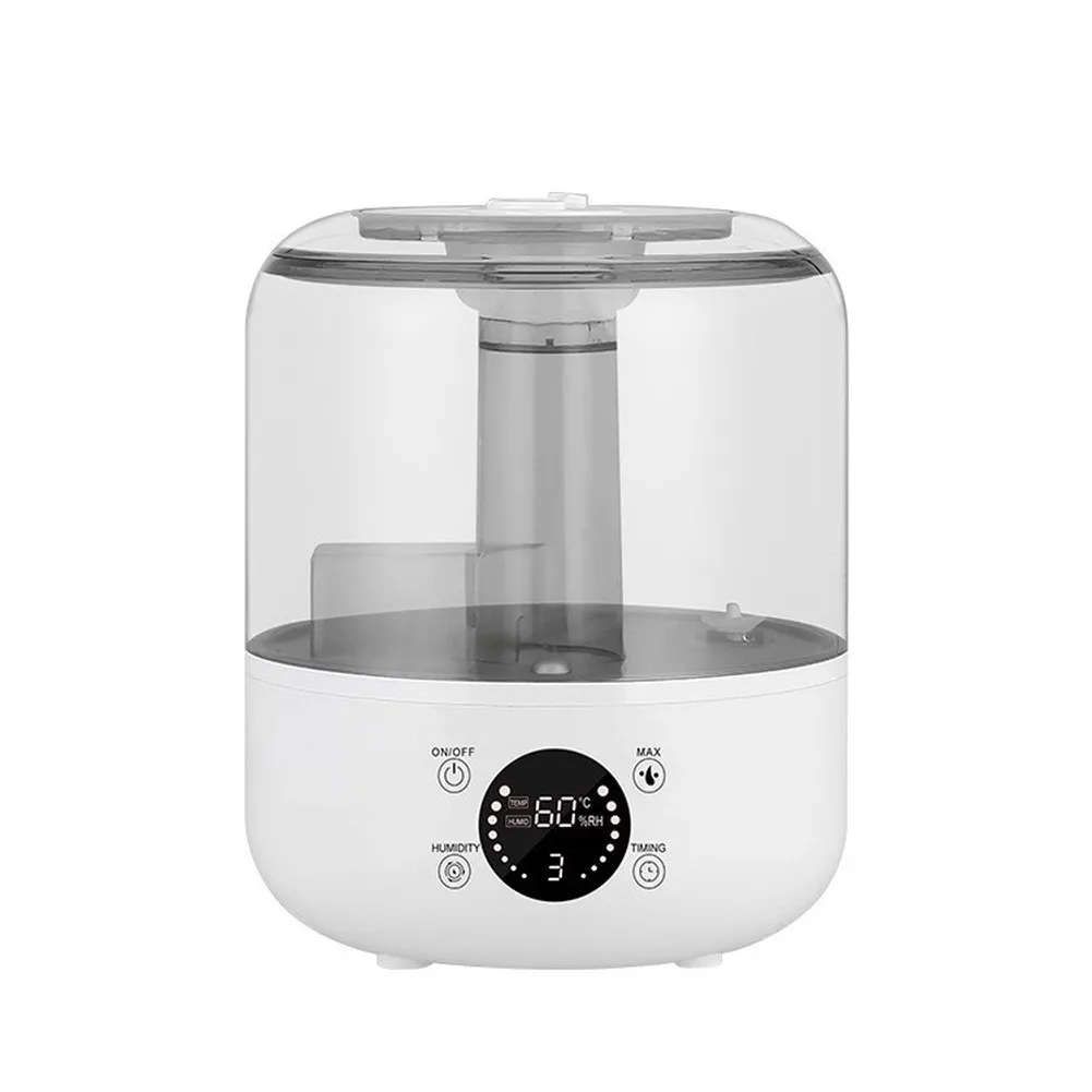 Dual Nozzle 3 Liter Humidifier with Top Fill Tank for Bedrooms Living Rooms Nurseries 8 Hour Runtime Quiet Operation Mode