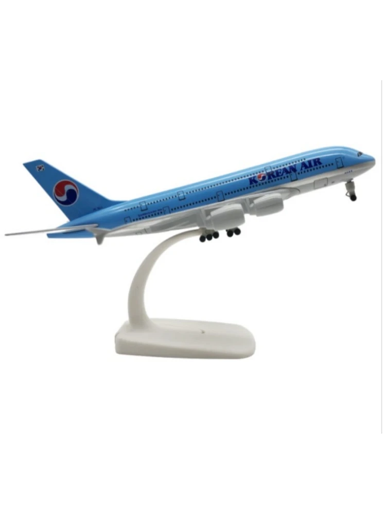 

20 см самолет Корея A380 модель самолета детский подарок Коллекционная модель игрушки дисплей