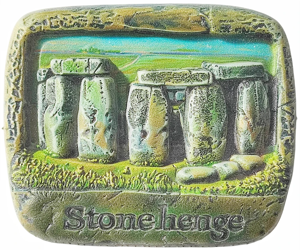 Stonehenge Wiltshire UK 3D Fridge Magnet Souvenir Gift,Resin Handmade Stonehenge Refrigerator Magnet Home Decoration Collection