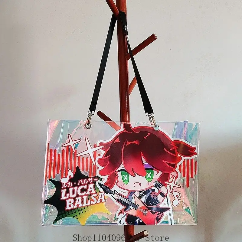 

Identity V Night Watch Cheerleader Laser Bag PVC Handbag Jelly Bag Anime Cosplay Halloween Mascot Student Accessory Fans Gift