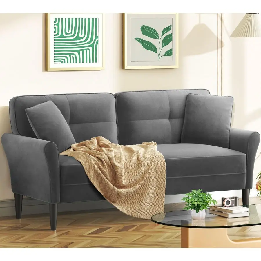 Loveseat Sofa, Velv…