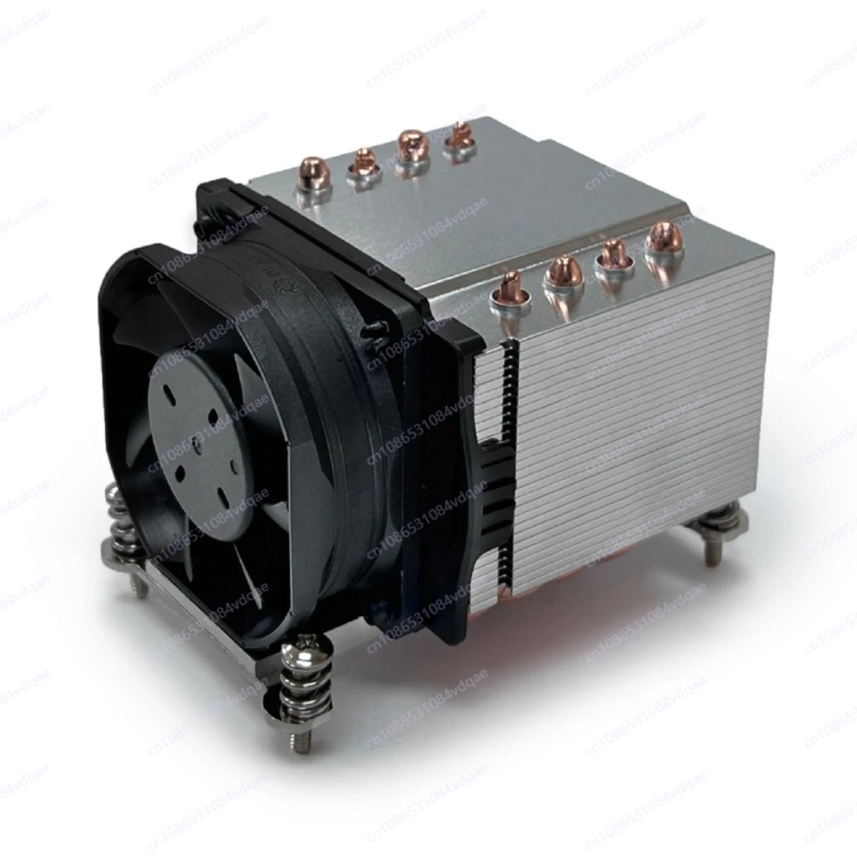 High-performance 2U server heatsink, rectangular design, compatible with 2011/2066 interface