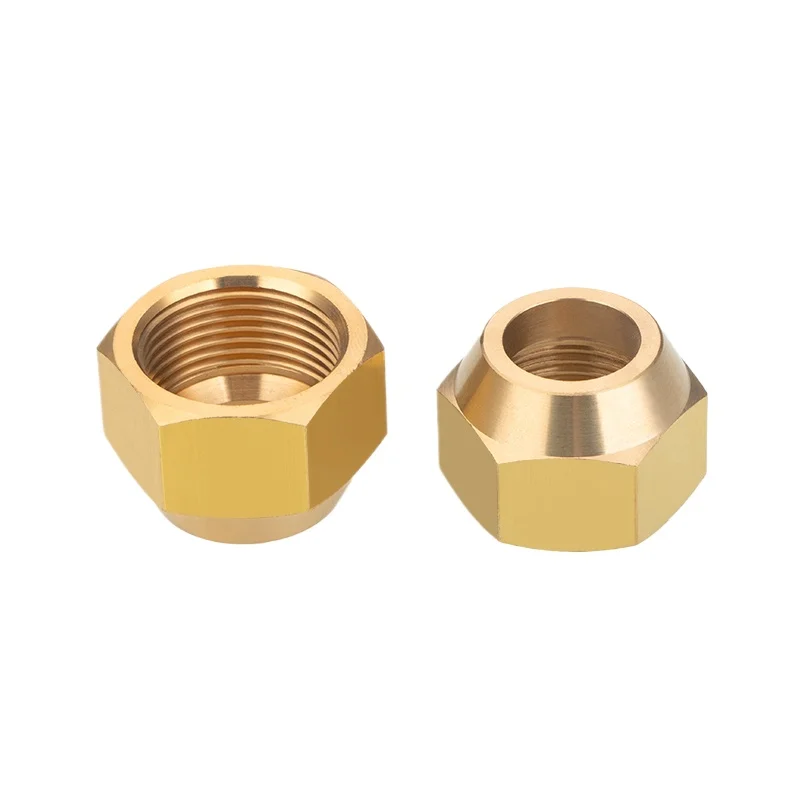 6, 8, 10, 12, 14, 16, 19, 22 мм, раструбная трубка, латунная метрическая внутренняя гайка, сантехнический фитинг для кондиционера