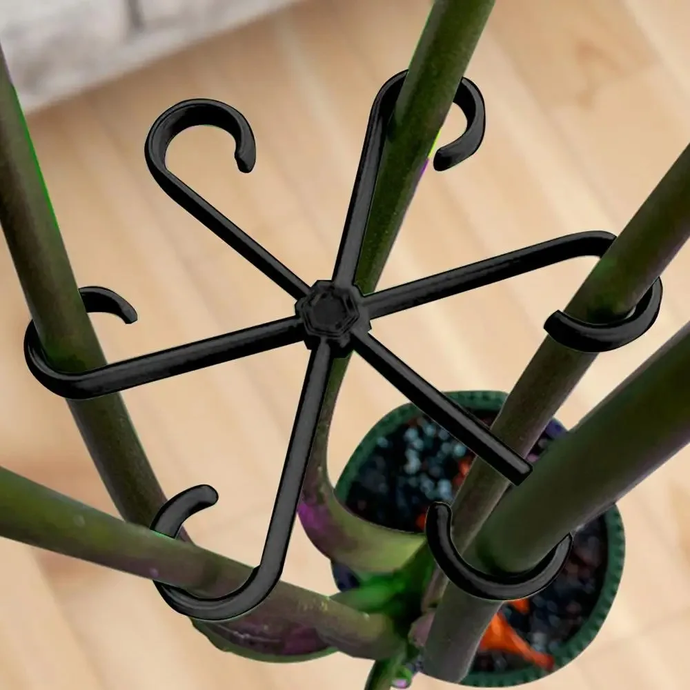 Plant Stem Support Clamp Monstera Vine Fixing Rack Anti-Lodging Climbing Plant Bracket Garden Flower Stem Organizer Holder
