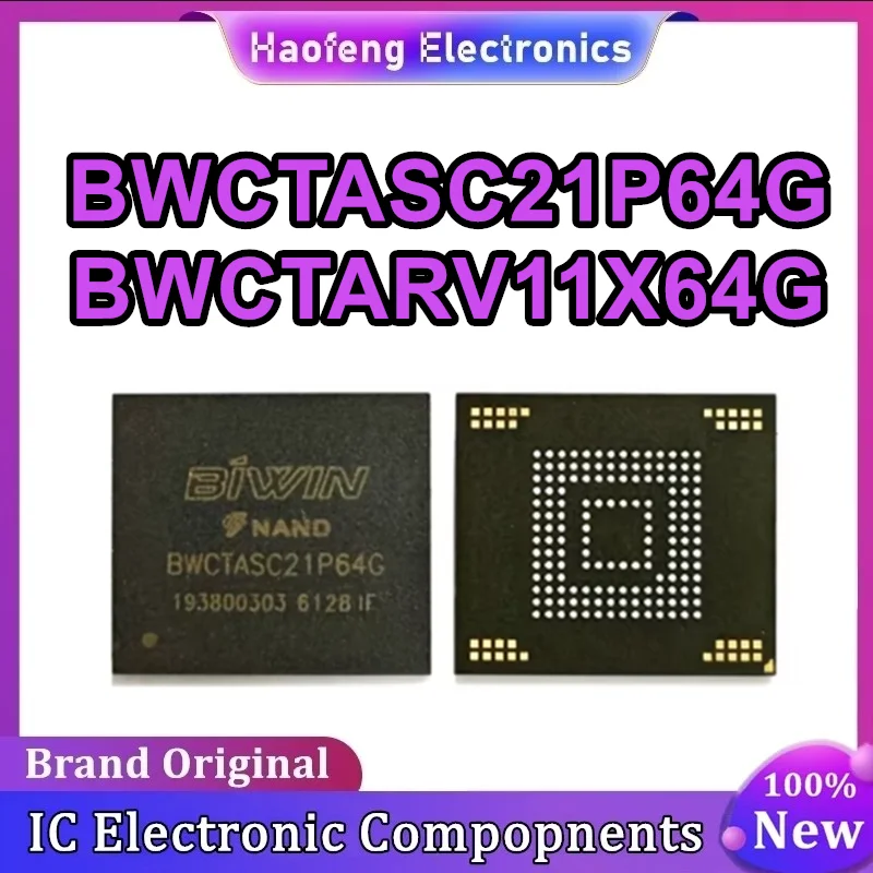 BWCTASC21P64G BWCTARV11X64G Storage 64GB flash granule eMMC 0-10 IC New Original in Stock