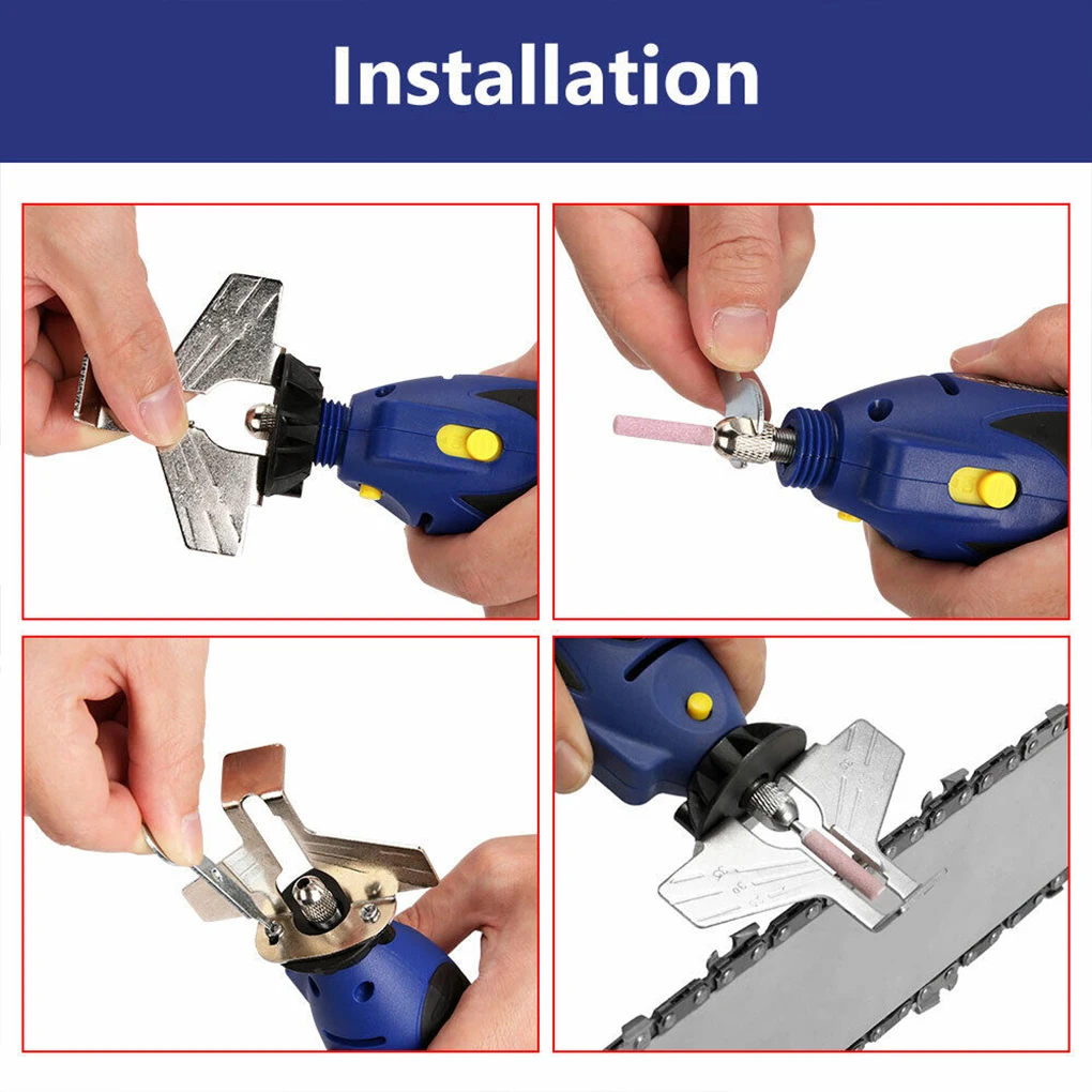 Sharpen Any Chain With Electric Chain Saw Sharpener Kit Chain Saw Sharpener Electric Knife Sharpener