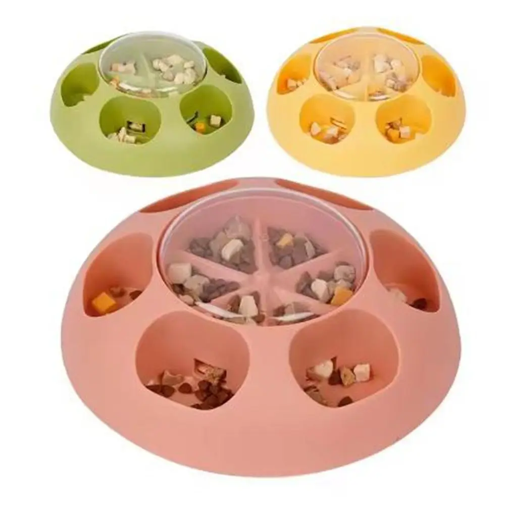 

Funny Press Food Dog Slow Feeder Training Mental Anti-Slip Dog Puzzle Toys Easy to Clean Pets Interactive Puzzle Toys for Dogs