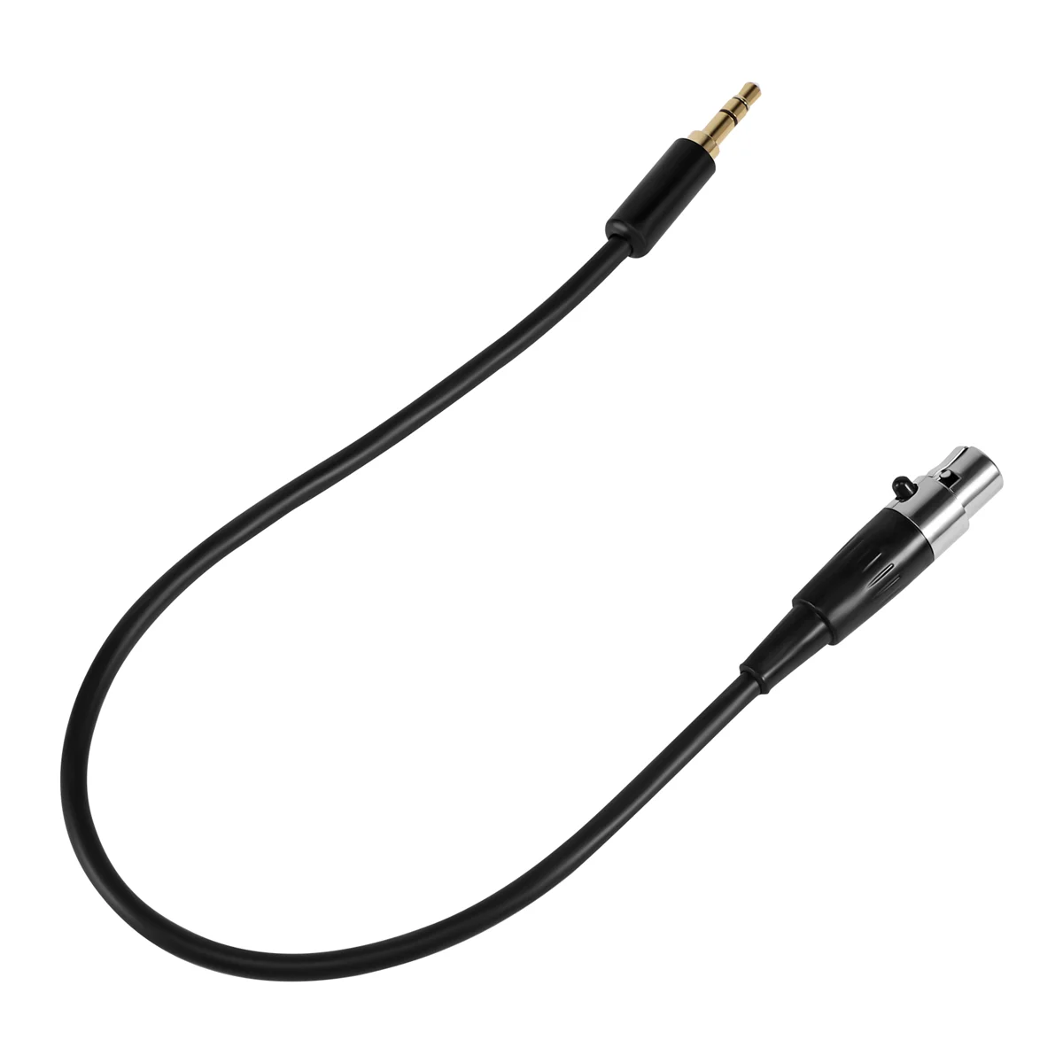 A62T-3.5mm Jack to 3Pin Mini XLR Female for BM800 PC Headphone Mixer Microphone Stereo Camera Amplifier 0.3M