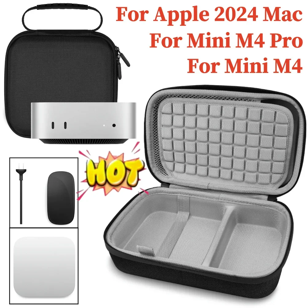 

Dustproof Organizer Case Carrying Case Storage Case for Apple 2024 Mac Mini M4
