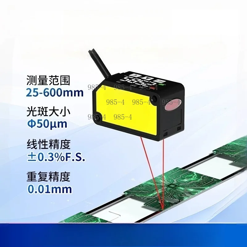 Switch Analog Measurement Laser Displacement Sensor FSD22, Used for Testing Thickness, Flatness and Height
