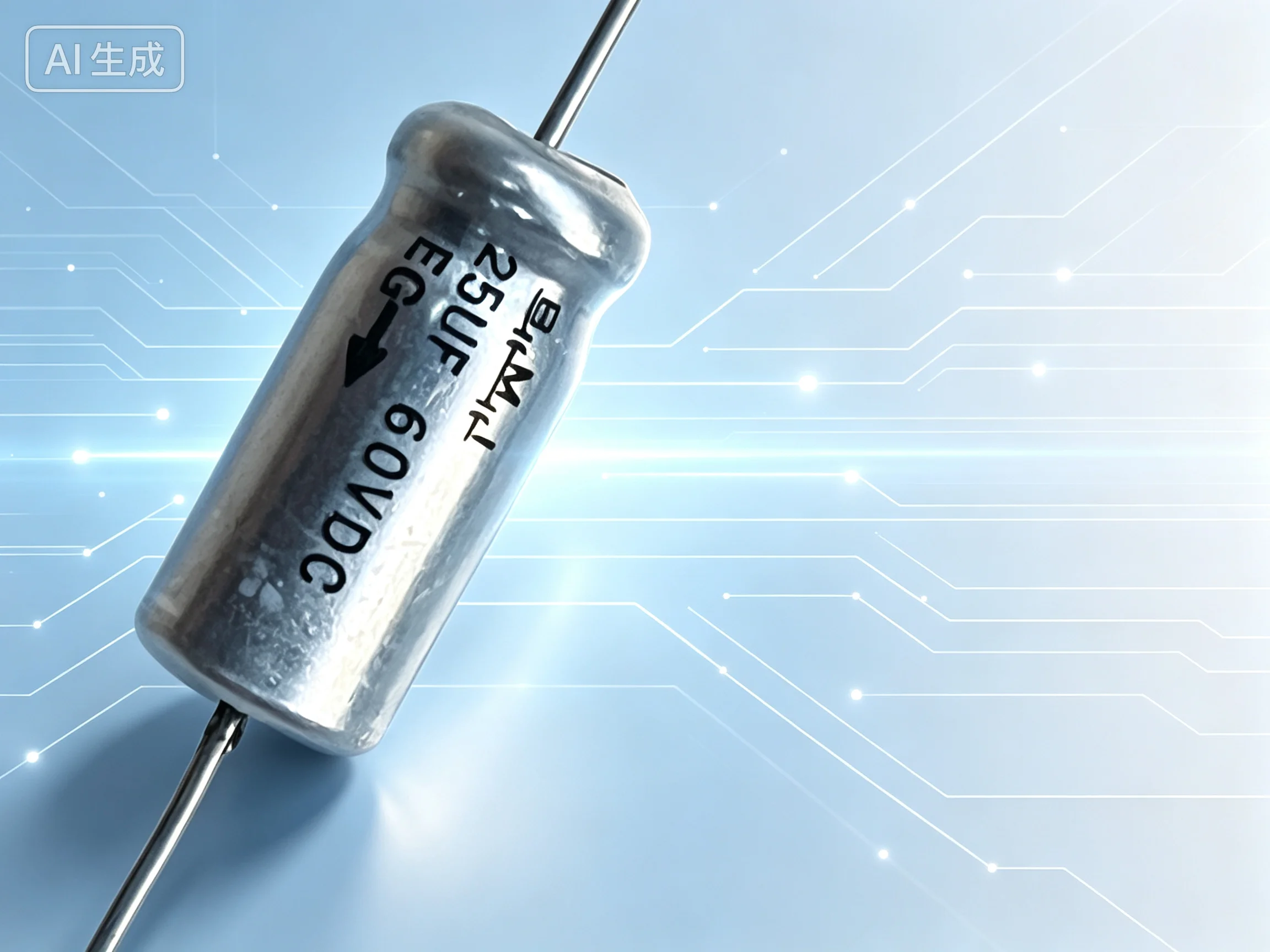 for KS16390 Axial Electrolytic Capacitor,25UF 60V,New Vintage Tube Amp Cap,8*18mm  10pcs