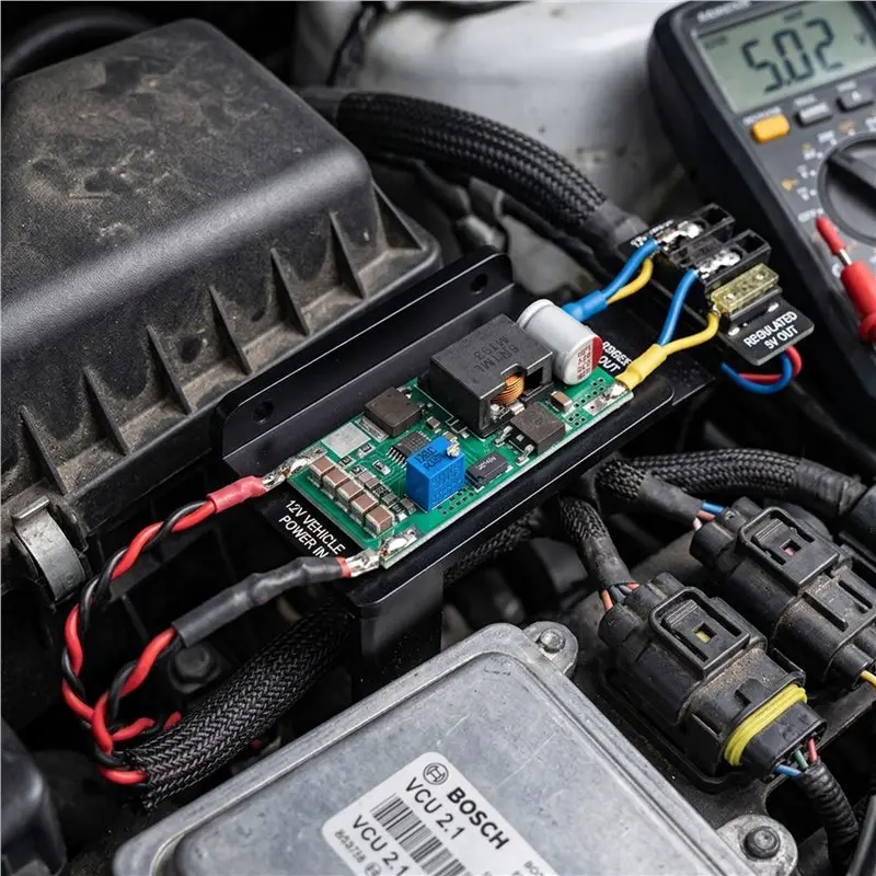 [NEWA64Z!】 Car Power Supply Module LM25116 Synchronous DC To DC Step-Down Converter 6-36V To 1.25-20V 6A Voltage Regulator