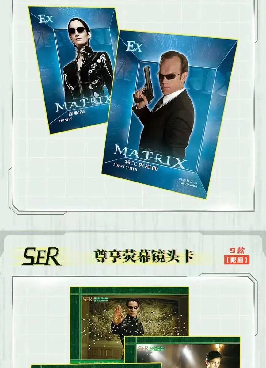 Wholesale Matrix The First Peripheral Collection Cards Pack Movie Character Rare TCG Game Playing Card Children Birthday Gift