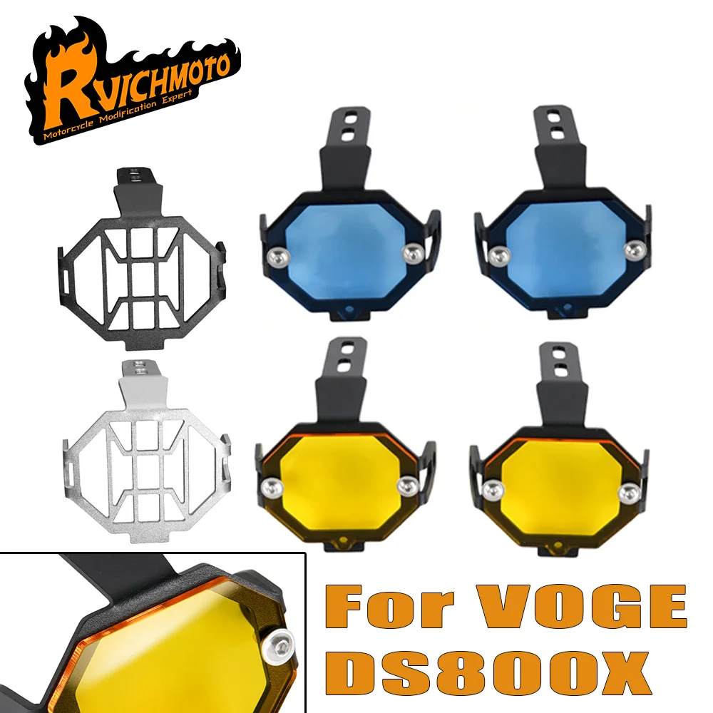 For VOGE DS800X Motorcycle Fog Light Protective Cover Accessories DSX800 DS800 X DS 800 X 800 DS RALLY All Years Fog Light Guard