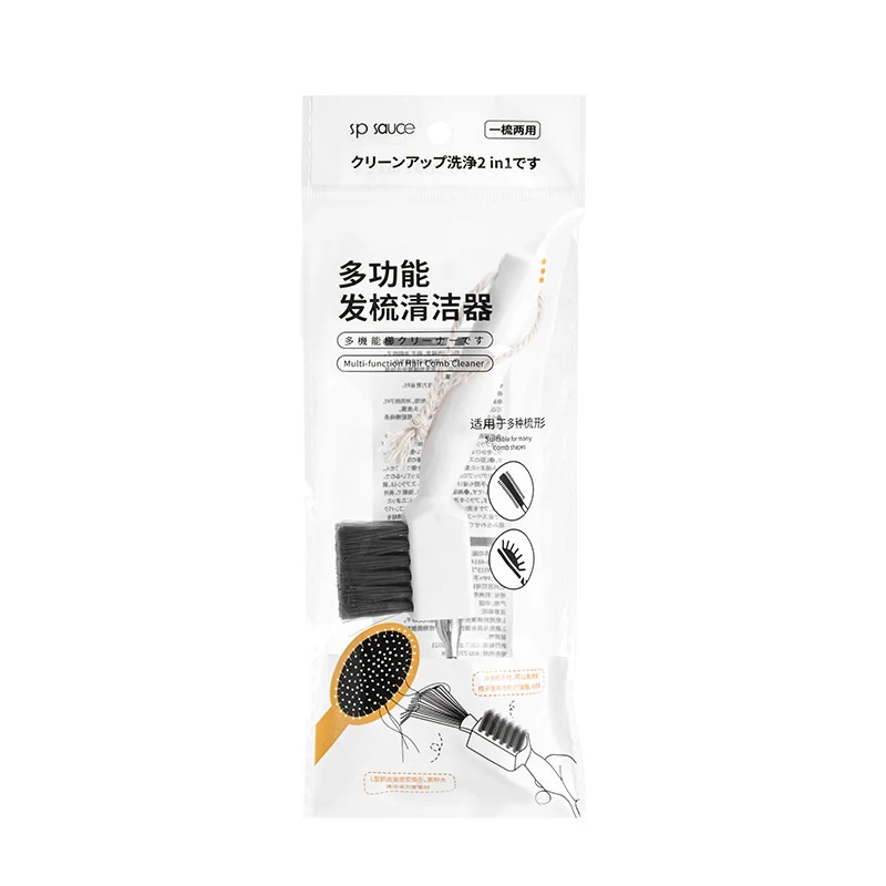 2 in1 Comb Cleaner Delicate Cleaning Hair Brush Comb Cleaning Tools Handle Embeded Tool Airbag-comb Cleaner Edge Brush