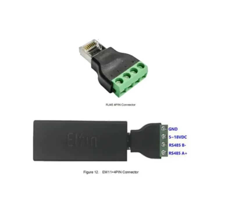 Conector Elfin de 4 pines