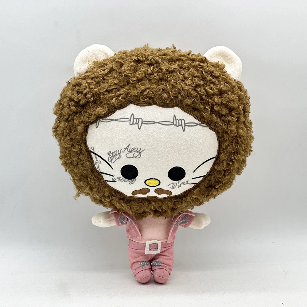 Explosive Head Pink Suit Cat Plush Doll Creative Design Soft, Comfortable, Cute, Fun, Accompanying, Soothing