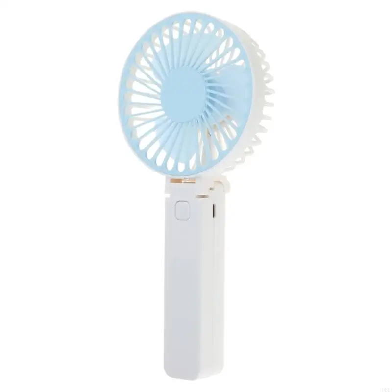 Ventilador plegable mano L8RE, ventilador plegable, recargable, 3000mAh, 3 velocidades, electricidad