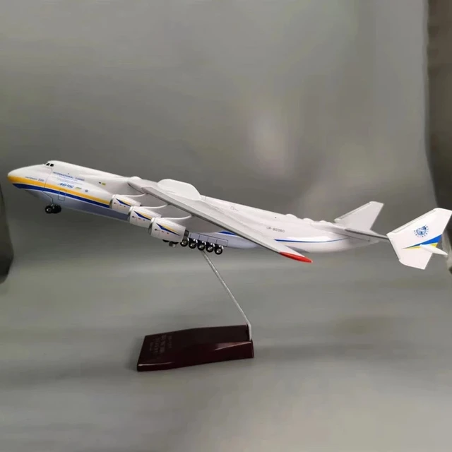 42CM 1/200 Scale For Antonov AN-225 Mriya Transport Aircraft Simulation Airplane Resin Plastic Replica Model Toy For Collection 2 42CM 1/200 Scale For Antonov AN-225 Mriya Transport Aircraft Simulation Airplane Resin Plastic Replica Model Toy For Collection 2