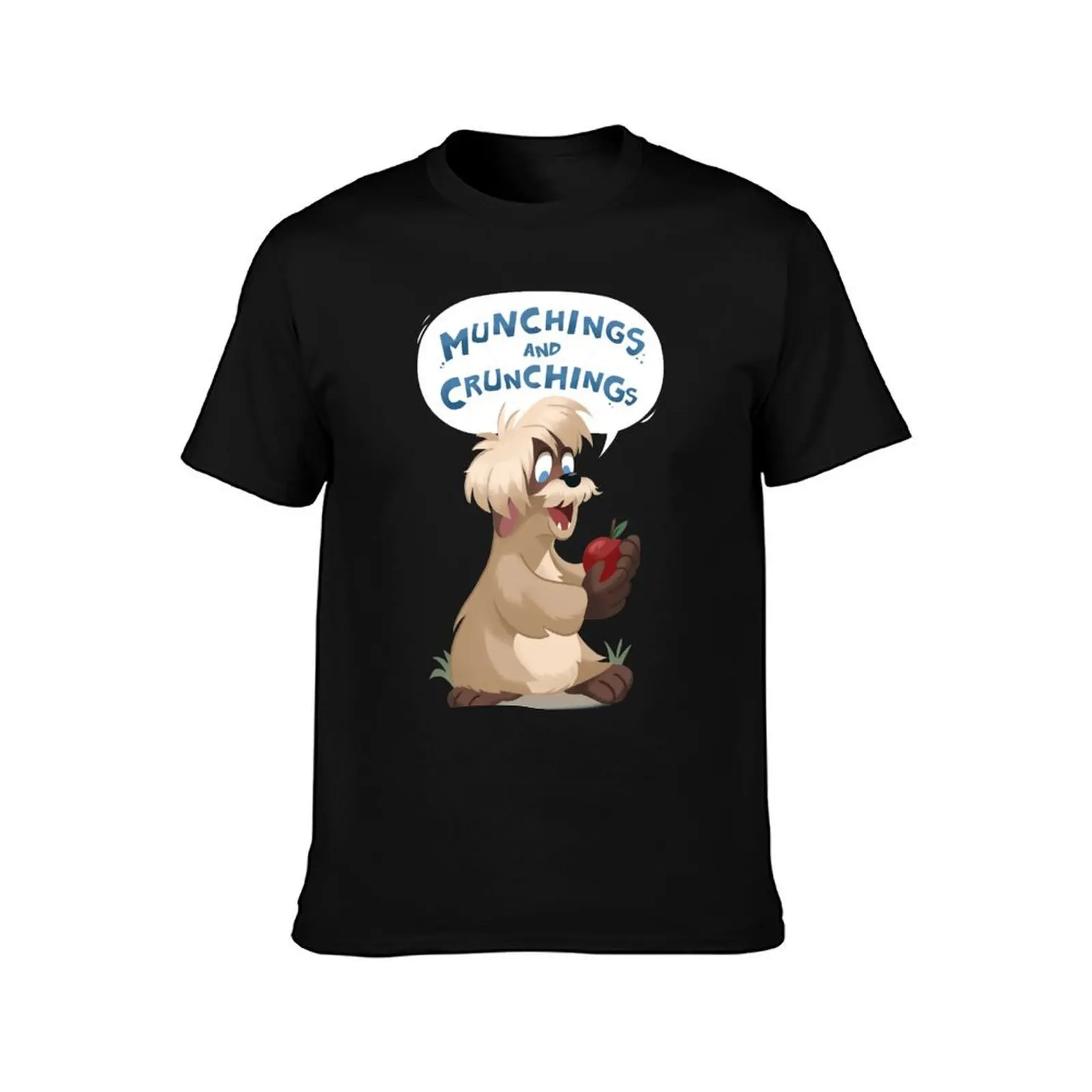Munchings and Crunchings T-Shirt Art Pattern Printed Casual Top T-Shirt