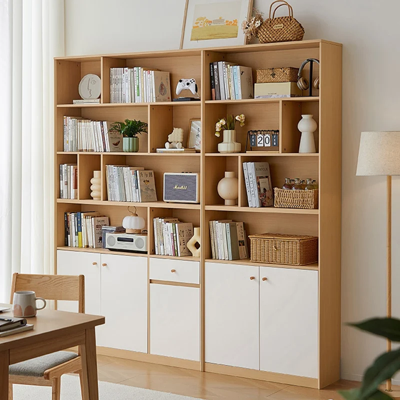 Story Display Bookcases Floor Cube Art Nordic Standing Kids Library Bookcases Organizer Designs Estante Livros Trendy Furniture