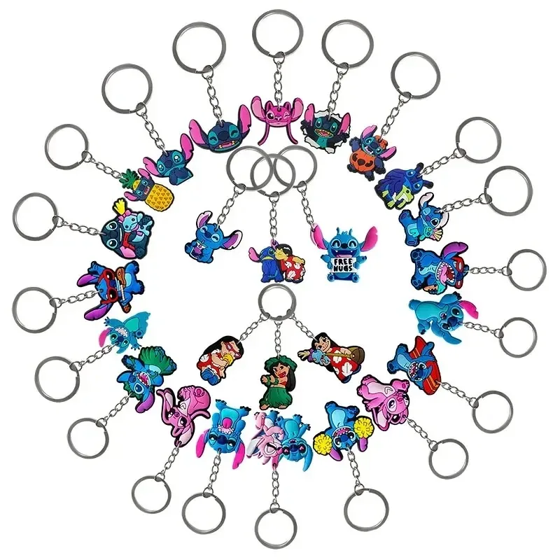 

Disney Lilo &Stitch Keychains for Kids Birthday Party Decoration Gift Bag Fillers Stuffer School Carnival Reward Party Supplies
