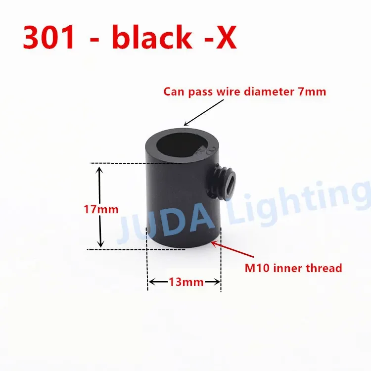 Plastic Wire lock cap M10 tooth thread cable clip wire grip for ceiling lamp led chandelier Plastic washer M4 plastic nut