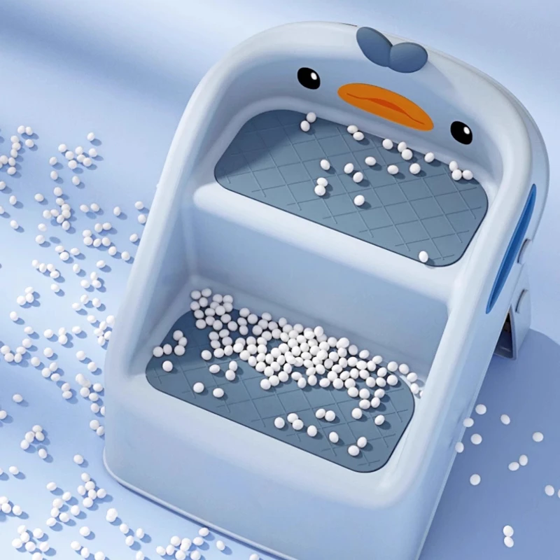 

‌Space Saving Folding Step Stool,Portable Bathroom Footrest,Collapsible Design Vanity Bench,Compact Household Standing Support