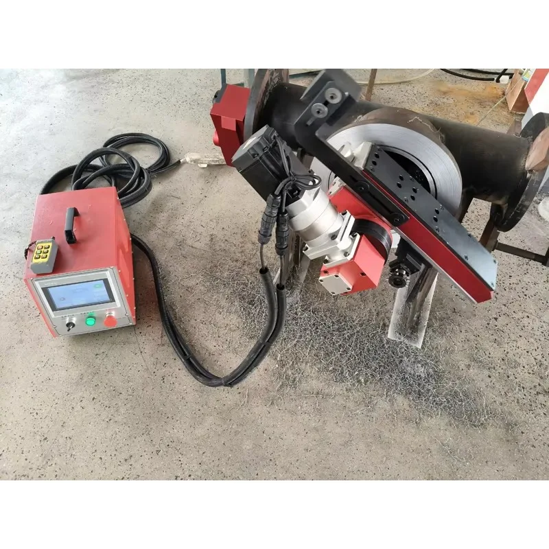 FLP-610 High Efficiency Automatic Feed Id Mounted 50-610mm Flange Facing Machine 1.5KW PLC-Controlled 220V 1 Year Warranty