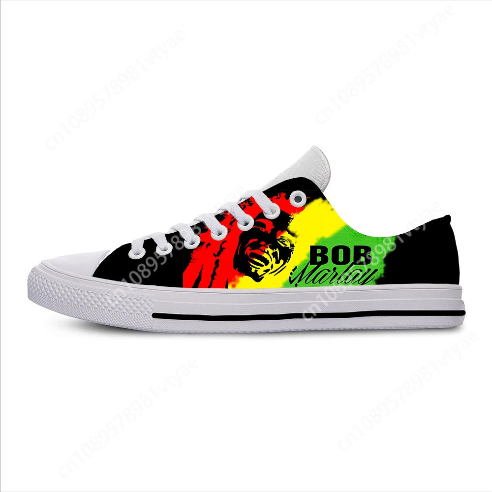 Hot Fashion Man Bob Marley Woman Lightweight Sneakers Breathable Classic Canvas Shoes High Quality Low Top Casual Board Shoes