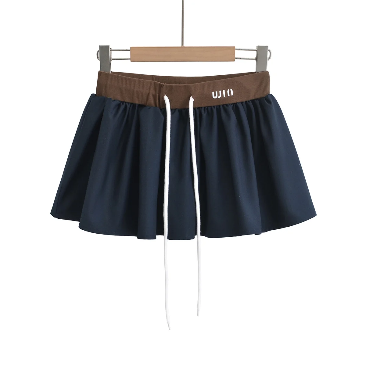 Harajuku mini skirts y2k clothes skirts 2024 Summer skirt for woman patchwork elastic waist drawstring tennis skirt with shorts