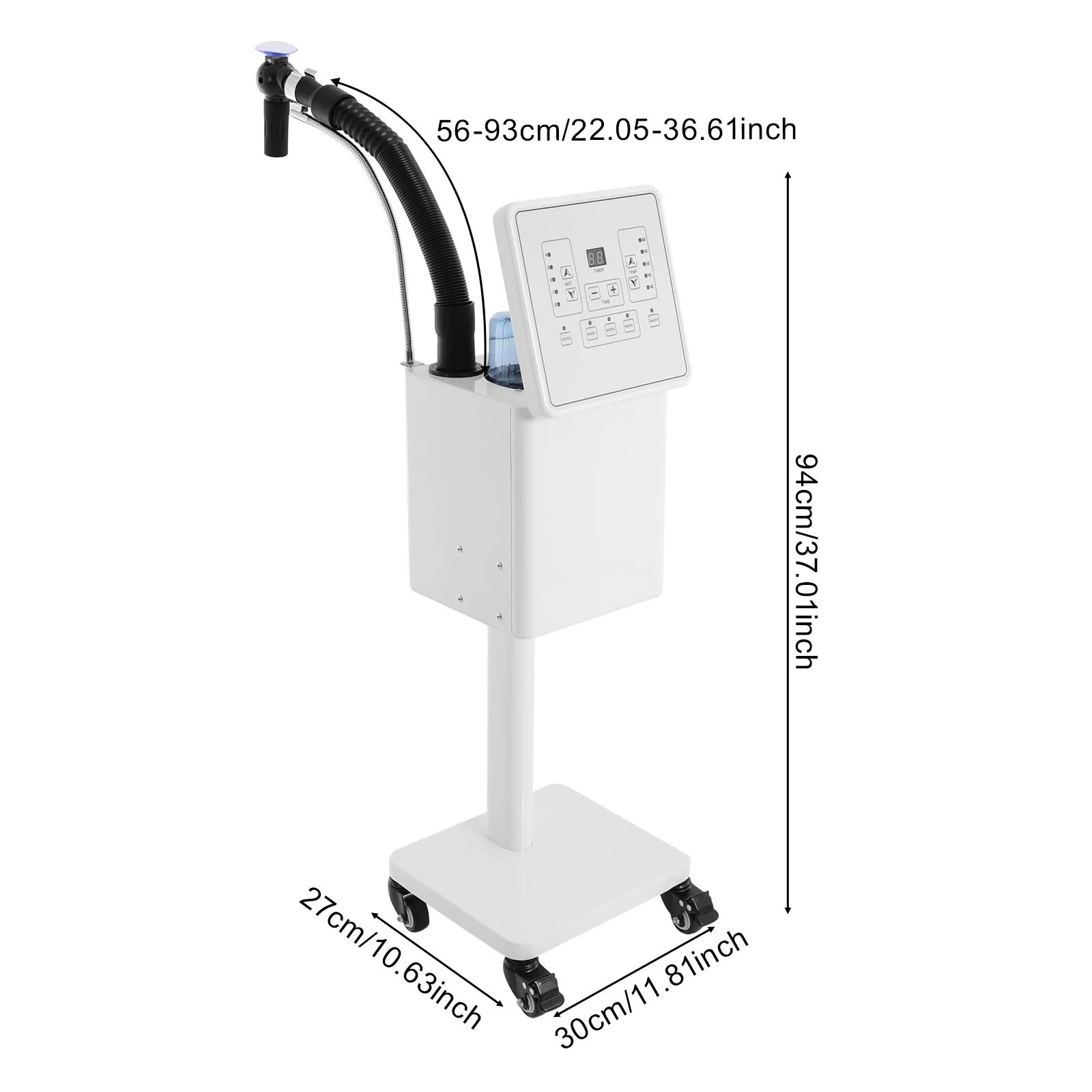 ヘアスチーマー スタンド式ヘアスチーマー ナノヘアスチーマー 深いヘアケア用 ナノミストヘアスチーマー 900-1600W