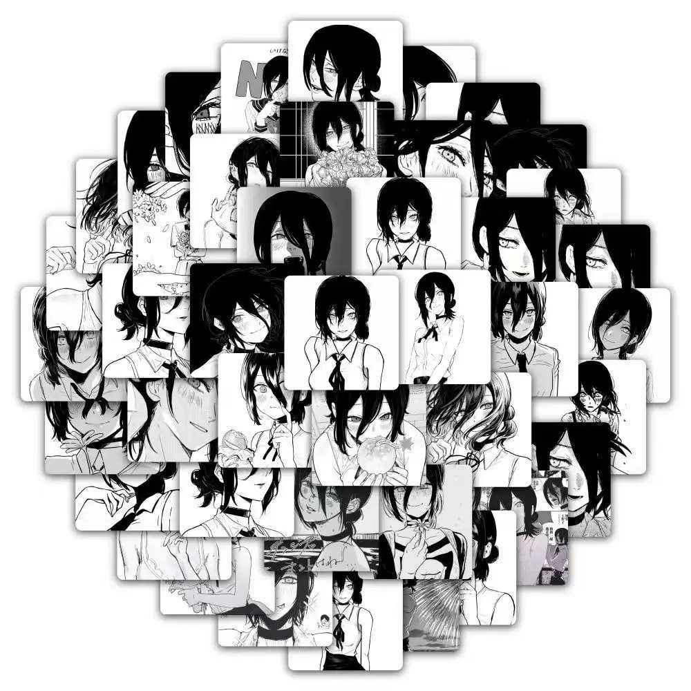 59Pcs Reze Anime Stickers Water Cup Phone Case Computer Skateboard Notebook DIY Self-Adhesive Waterproof Decals