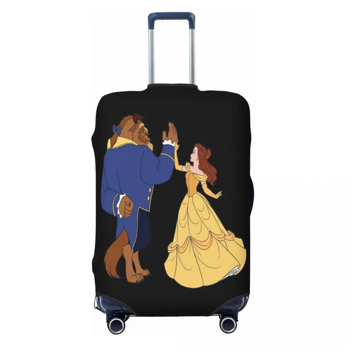 

Custom Beauty And The Beast Movie Suitcase Cover Dust Proof Luggage Covers Protector for 18-32 inch