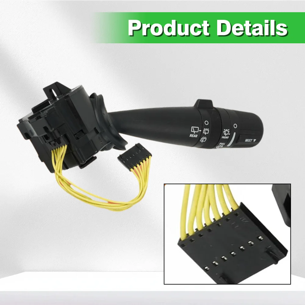 Windshield Wiper Switch Steering Column Switch for Jeep Grand Cherokee Wrangler Commander Liberty Patriot Compass 68003215AD