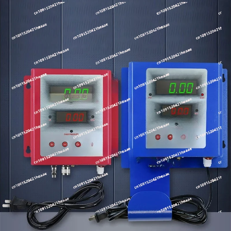 Suitable for  Electric Air Pump Petrol Gas Station Tyre inflator Wall Mounted Automatic Digital Tire Inflator Tool Upgraded Car