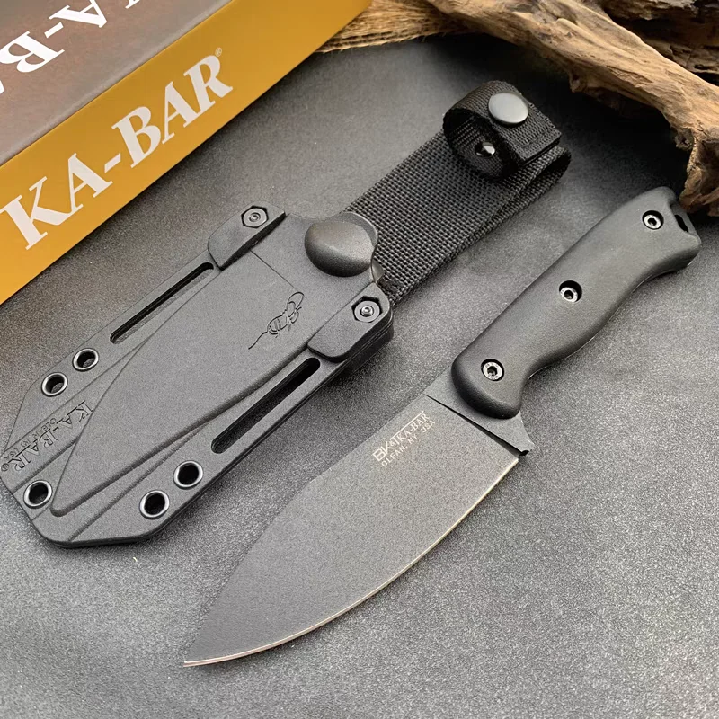 BK-19 multifunktion ale Wildnis Camping Bergsteigen Jagdmesser aufgebaut Zelt gerade Messer Brots cheibe scharfes Obst messer