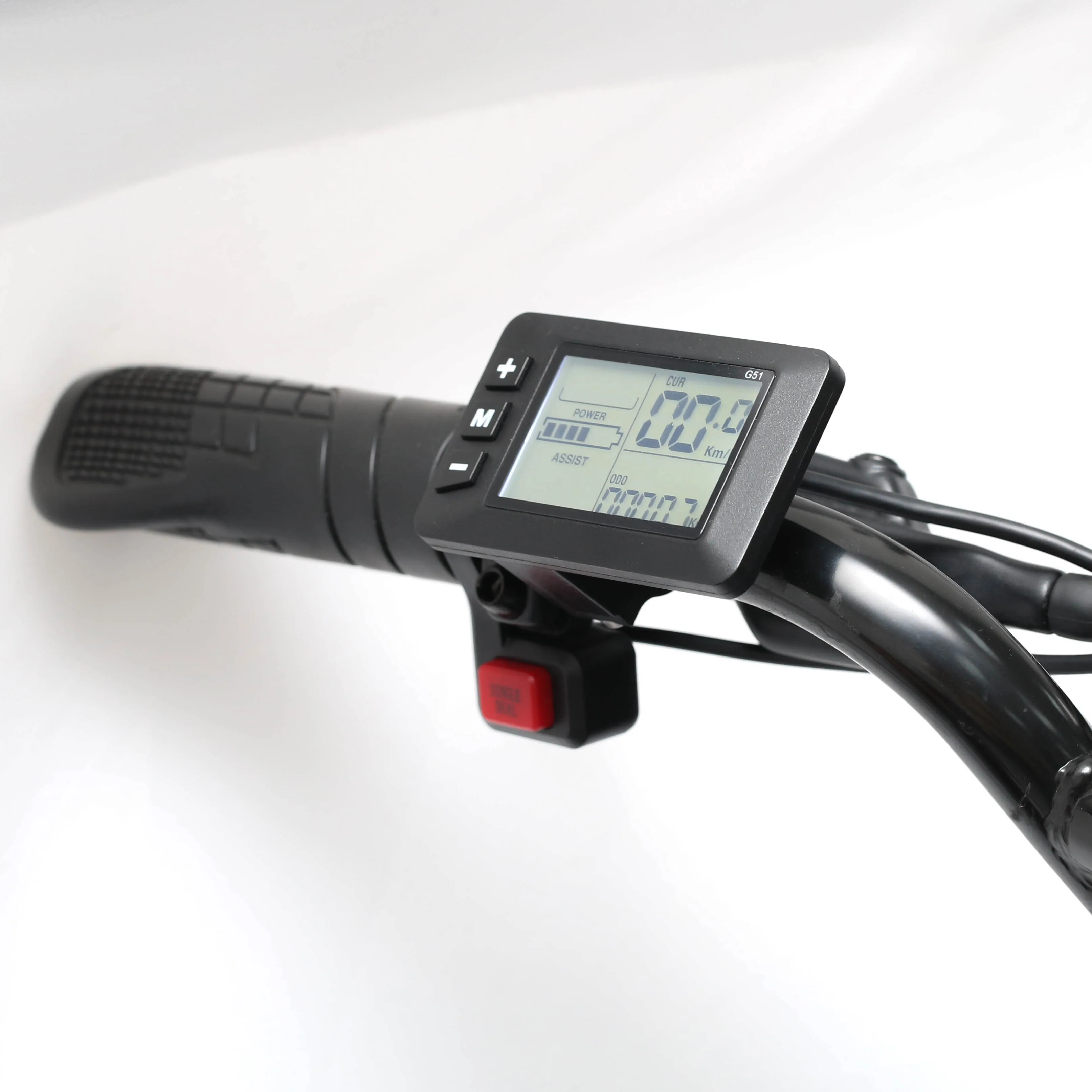 에모코 C91 전기 자전거 1000W*2 듀얼 모터 성인용 전기자전거 48V23Ah 배터리 통근용 전기자전거 20인치 광폭 타이어 전기 산악자전거