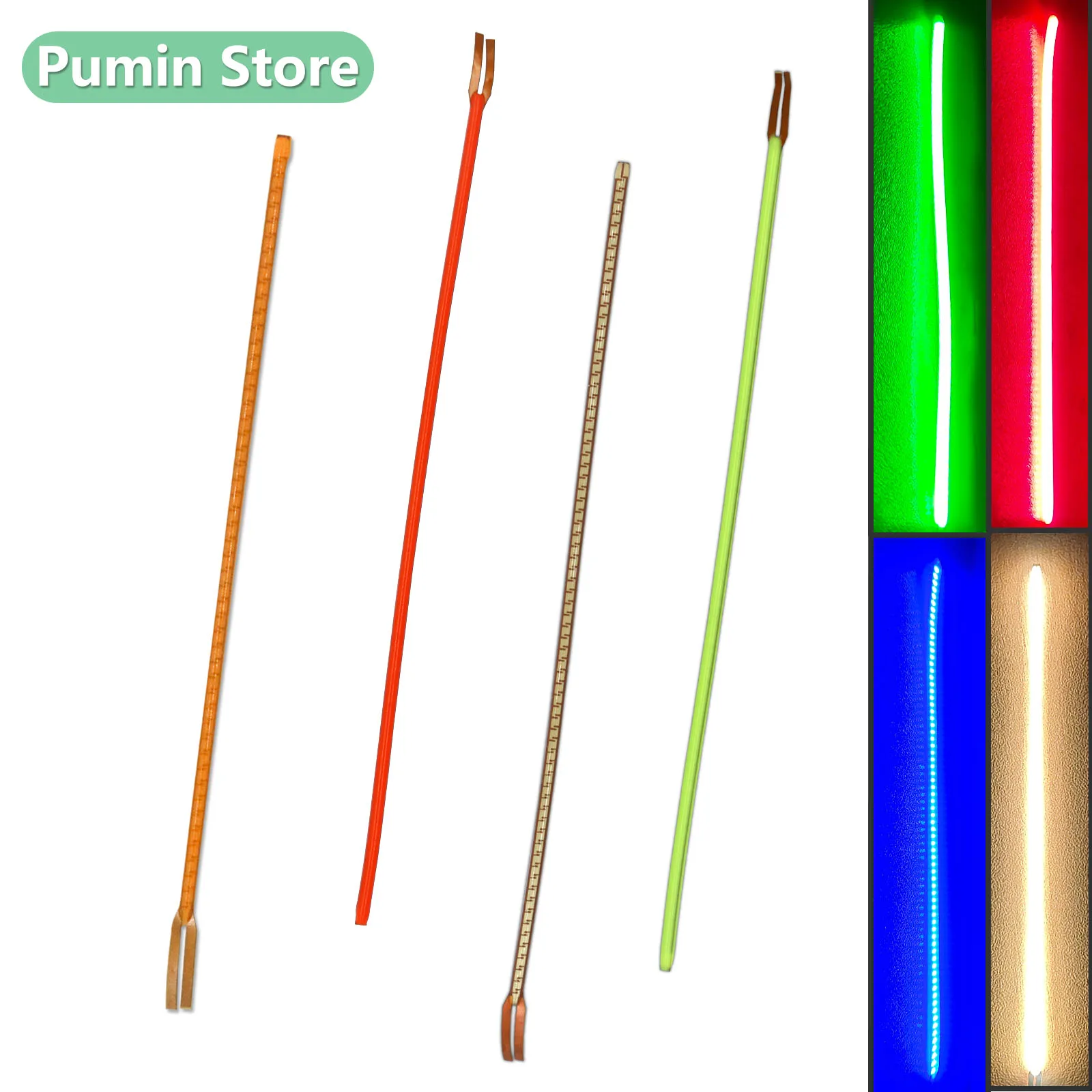 10PCS LED Flexible Filament DC3V 50mA110mm Red Green Blue For Birthday Parties Light Bulb Wedding Atmosphere Decoration Filament