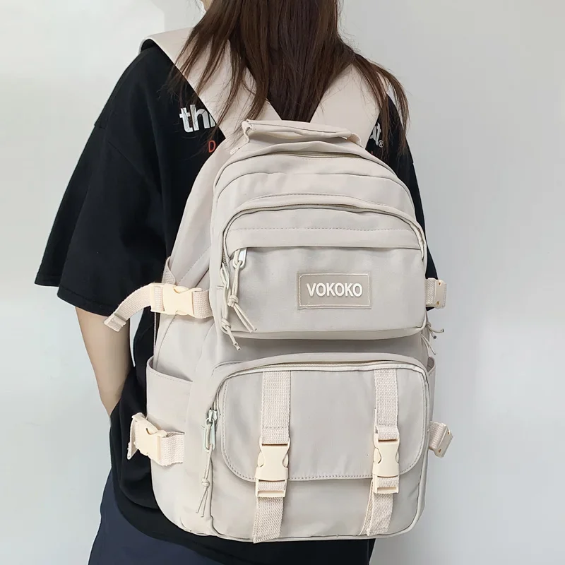 

Women Vintage Backpacks Student Waterproof Nylon Backpack Large Capacity Schoolbag Men Laptop Backpacks Mochilas Escolares