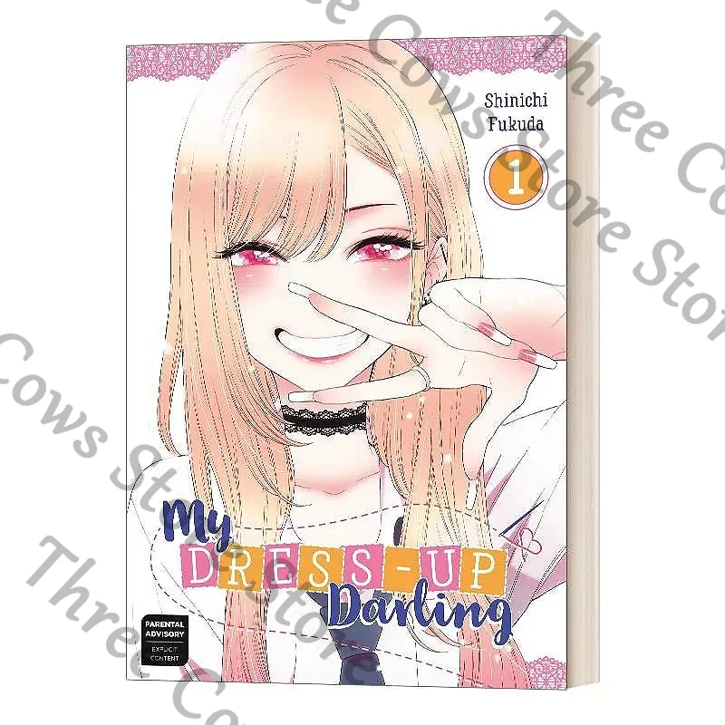 Аниме My Dress-Up Darling 01. Лиз Ver. Китагава Марин Косплей Английский Оригинальный Комикс Мультфильм Карикатура Подарок Амбитус