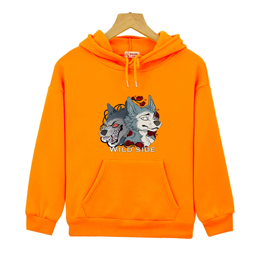 

Children's Clothing Beastars Wild Side Pullover Anime Hoodie Girls-clothing Sweatshirt Unisex Fashion Streetwear Kid Clothes Boy