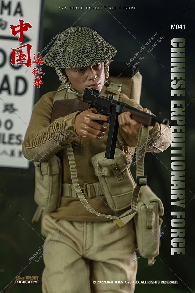 Minitimes toys M041 1/6 Scal figura de acción coleccionable de la Fuerza Expedicionaria china, 12 pulgadas, modelo de juguete Masculino