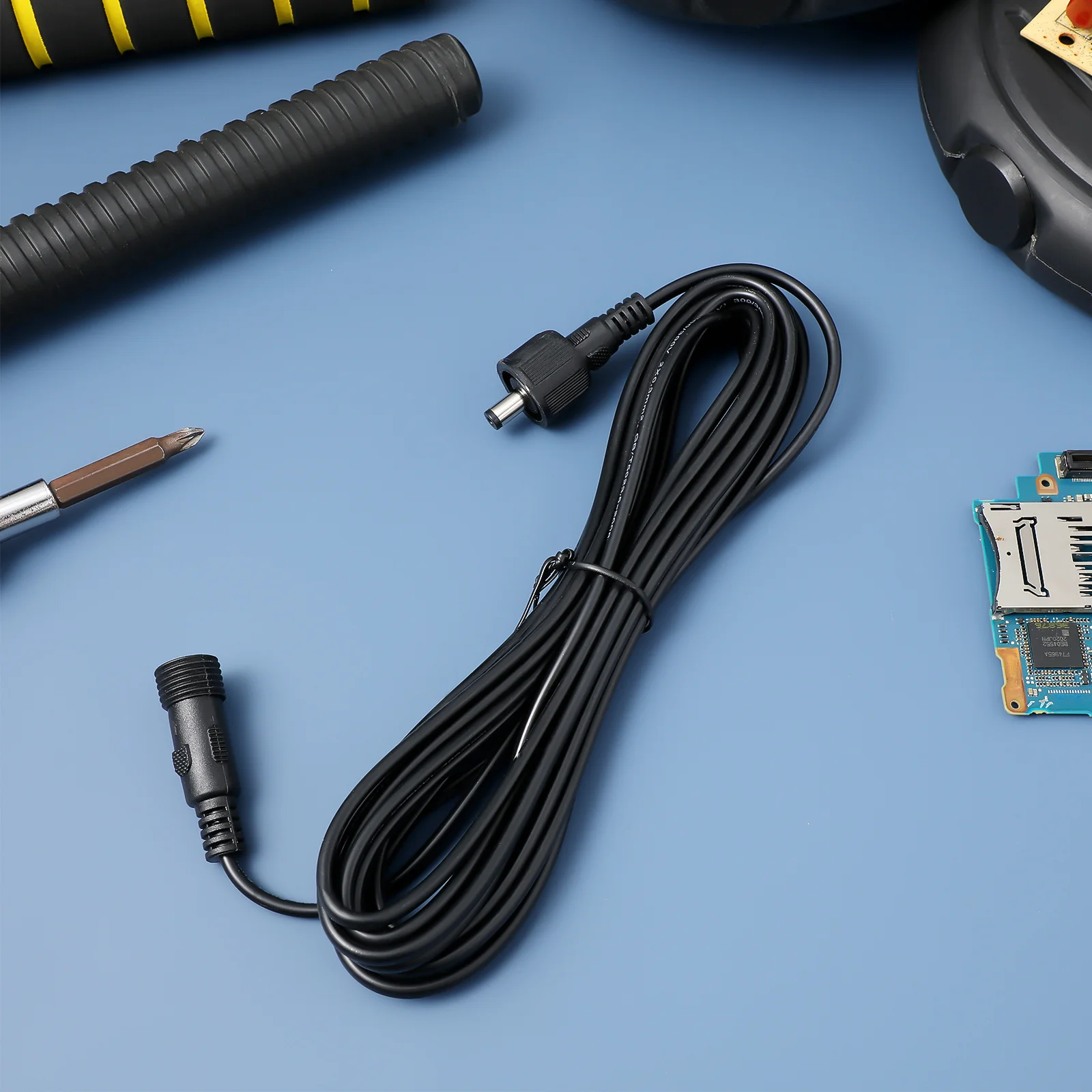 

5 Meters Dc Extension Power Cable for Solar Lamp Water Pump Monitoring Equipment Universal Professional Long-Lasting Low Power